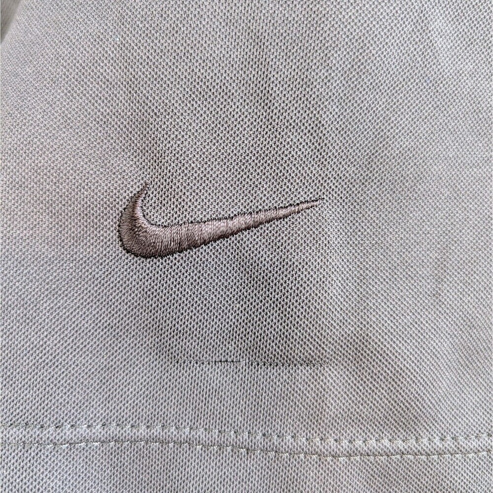Nike Golf Gray Dri Fit Polo Shirt Men's XL - Picture 3 of 9